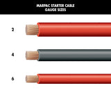 East Penn Mfg Co Inc Starter Cable (4 Gauge, Black, 25’ L) - 7-4143 - image 2
