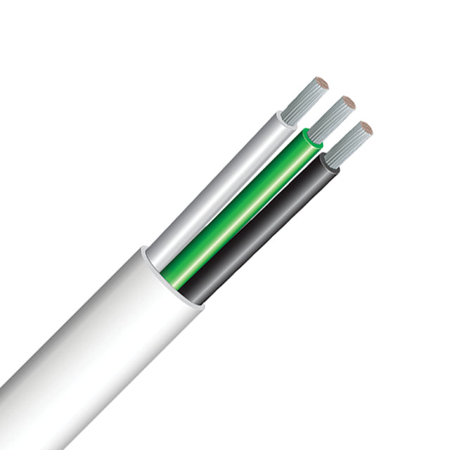 Marpac Multi-Conductor Marine Wire - Triplex (16 Gauge, Black/Green/White, 100’ L) - 7-4378 - image 1