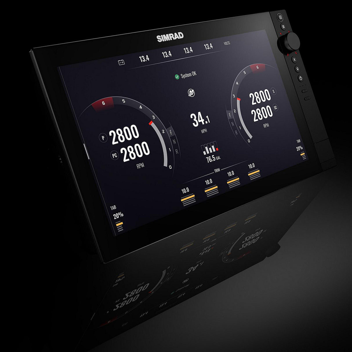 Simrad NSS4-12 12" MFD - No Sonar [000-16276-001] - official Simrad product image 3