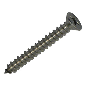 Marine Fasteners Inc Phillips Head Self-Tapping Screws - Flat Head (#6 x 1/2”) - 617 - image 1