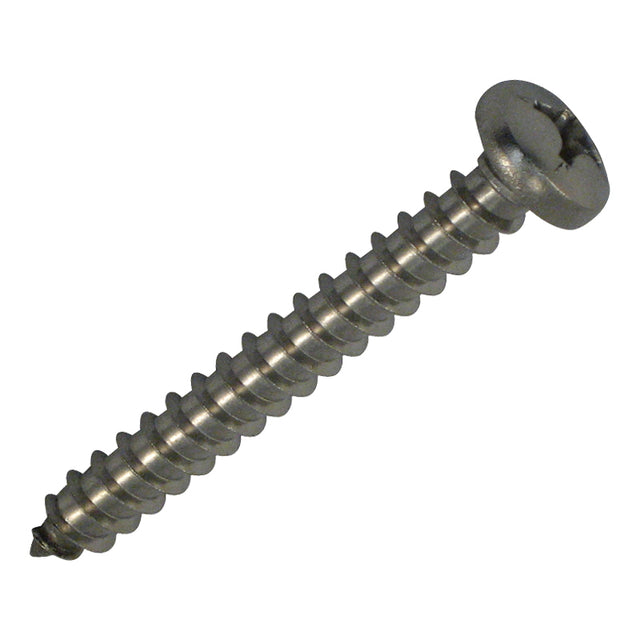 Marine Fasteners Inc Phillips Head Self-Tapping Screws - Pan Head (#8 x 1-1/4”) - 542 - image 1