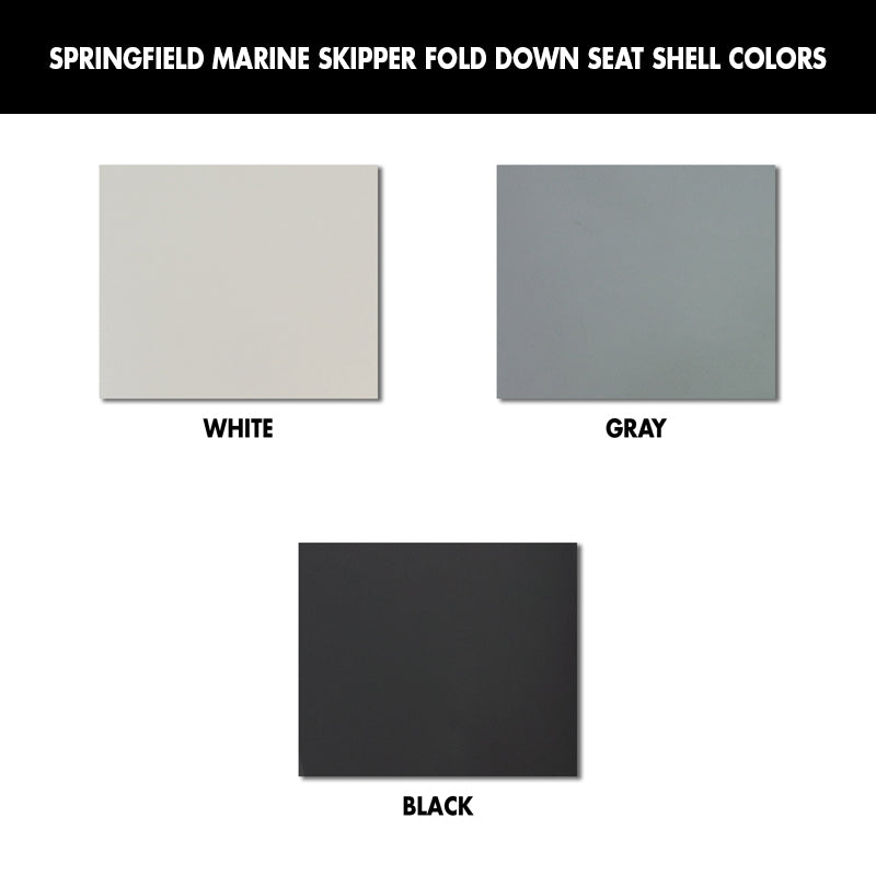 Springfield - Container Skipper Folding Seat Shells - White - 1061015-SW - image 2