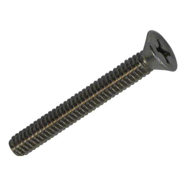 Marine Fasteners Inc Phillips Head Machine Screws - Flat Head (1/4-20 x 2”) - 782 - image 1
