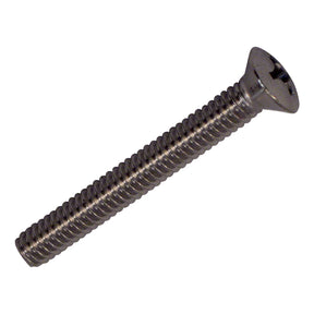 Marine Fasteners Inc Phillips Head Machine Screws - Oval Head (10-24 x 1”) - 847 - image 1