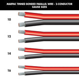 East Penn Mfg Co Inc Tinned Bonded Parallel Wire - 2-Conductor (12 Gauge, Red/Black, 100’ L) - 31222 - image 1
