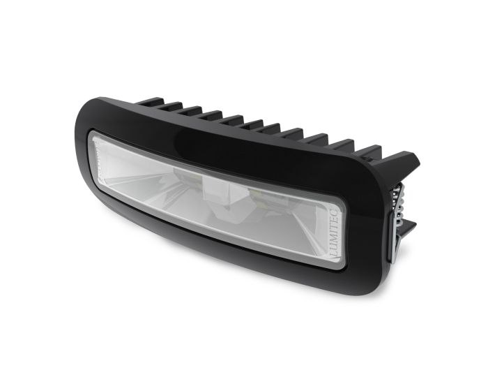 Lumitec Capri3 Flush Mount LED Flood Light - White/Blue, Black, MPN 101726