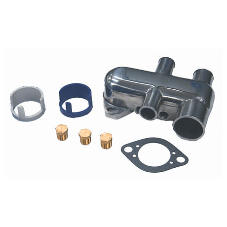Sierra 18-1989 Mercury Therm Hsg V6/V8 Stainless Steel Marine Engine