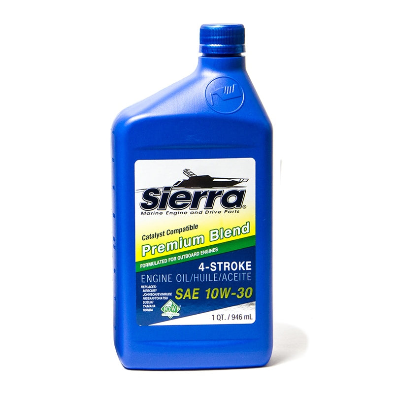 Sierra 18-9420CAT-2 O/B Oil 10W30 4S/CAT QT Marine Boat