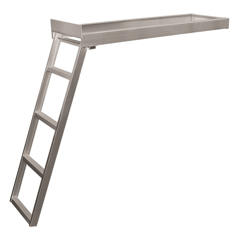 JIF Marine CSD1 Under Deck Pontoon Ladder 4 Step