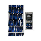 Hardline Products BLBKG300 Letter Kit Blu/Black Marine Boat