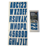 Hardline Products BLU350EC Blue Letter Kit Marine Boat
