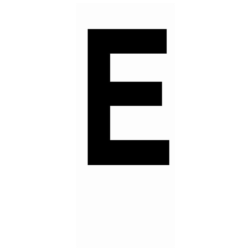 Hardline Products 17304 Letter E General Accesories Marine Boat