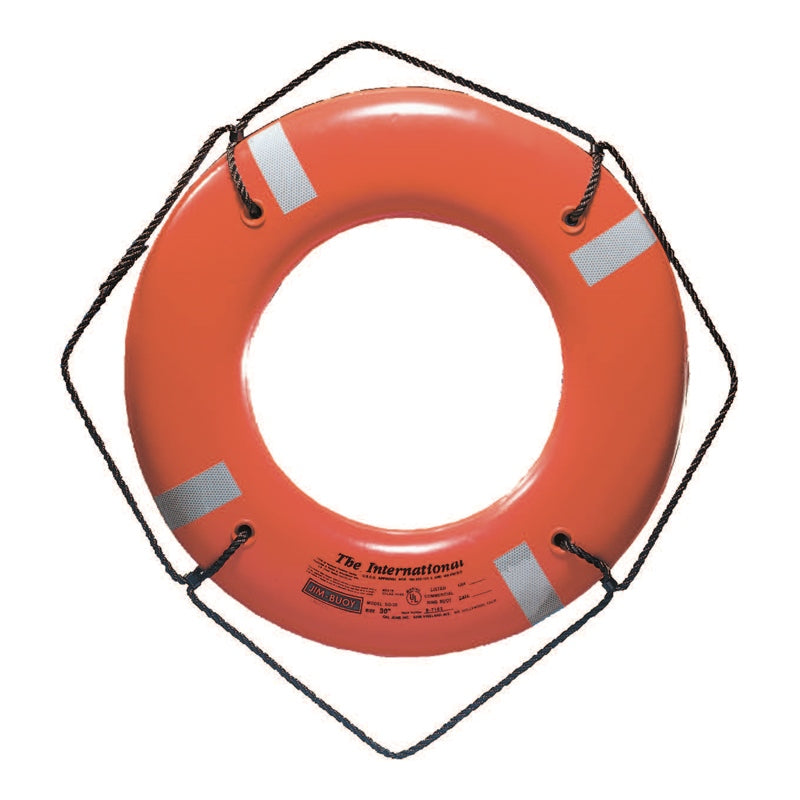 Cal-June JBOx-30 T Ring Buoy OR With Tape 30" Marine Boat