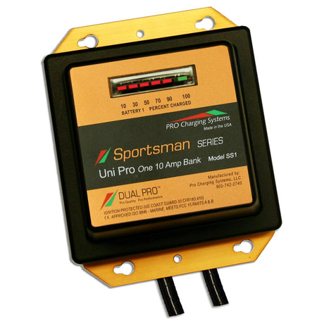 Pro Charging Systems SS1 Sportsman Batt Charger 1-BANK 10A Marine Boat