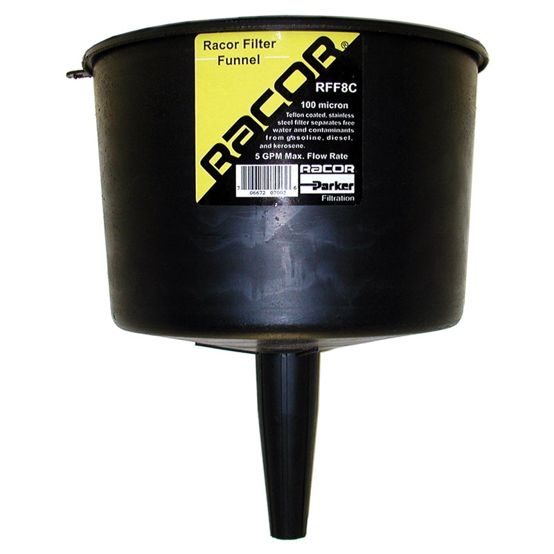 Racor RFF8C Funnel With Filter 5GPM Marine Boat