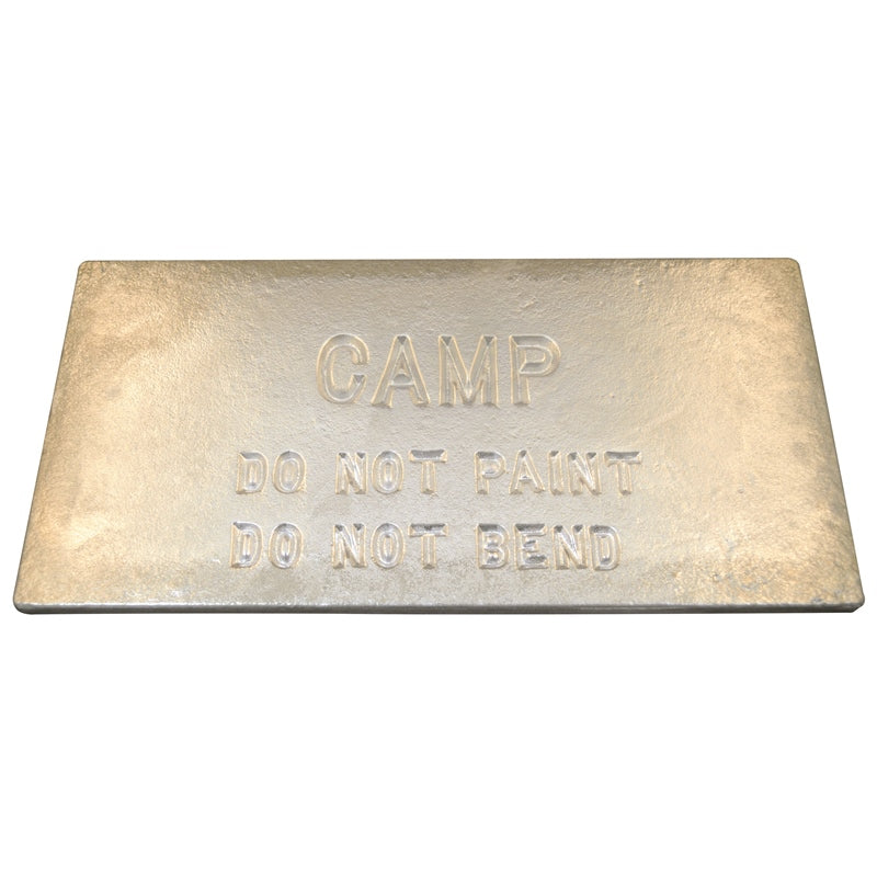 Camp ZP-2 Zinc Plate 6x12x1/2 Marine Boat
