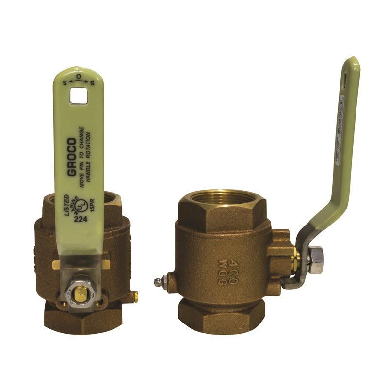 Groco IBV-2500 Inline Ball Valve 2-1/2" Marine Boat