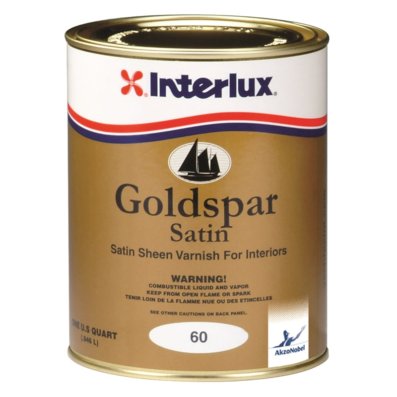 Interlux 5507930 Y60 Goldspar Satin Var Q Marine Boat