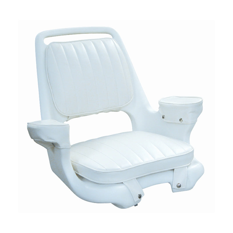 Springfield Marine 1060204-C Commodore Roto Chair With Cushion Set WH