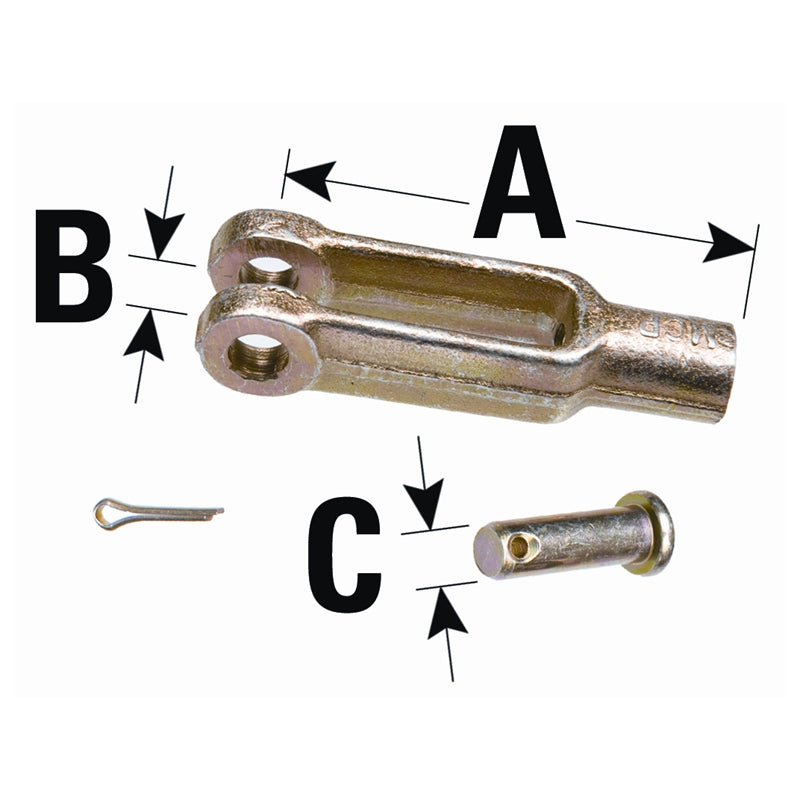 SeaStar 31125 Clevis 3300 1/4" Marine Boat