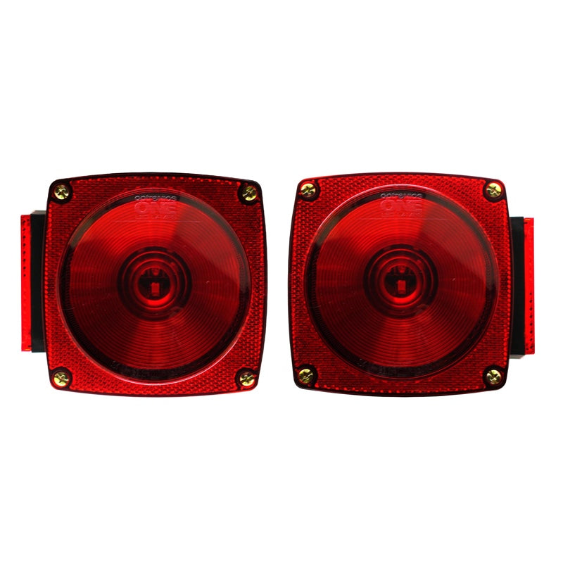 Optronics TLL008RK TRAILER TAIL LITE 1LED SQ<80 PAIR