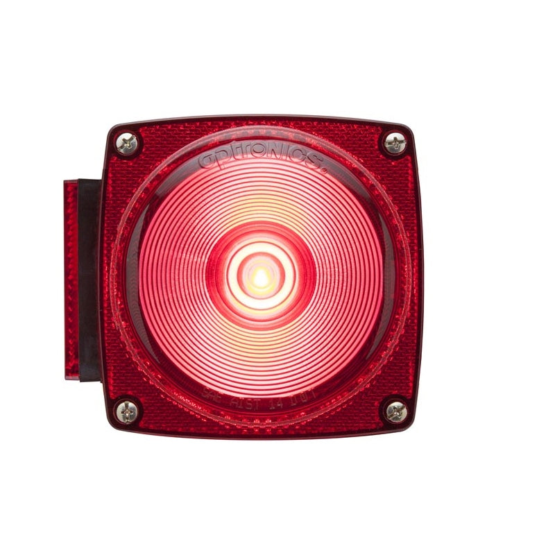 Optronics STL009RS Trailer Tail Lite 1LED SQ<80 LH Marine Boat