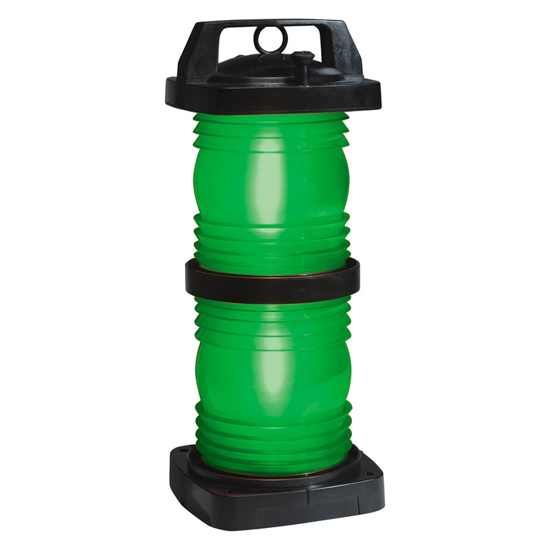 Perko 1368 GE0 Blk Double Lens Black/Polypropylene All-Round Light Grn