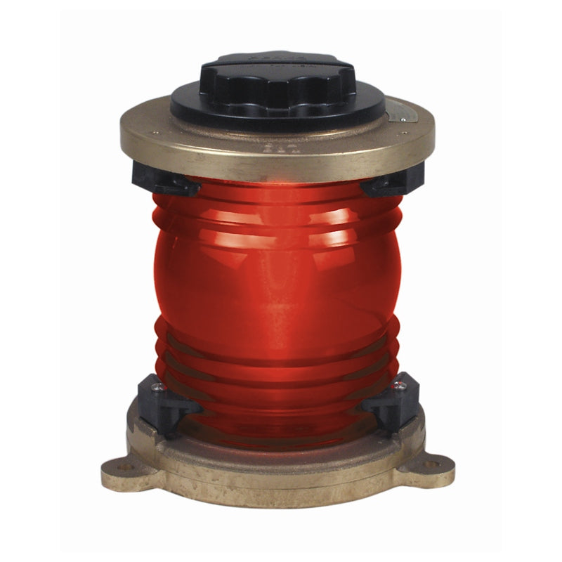 Perko 1170 RE0 PLB SINGLE LENS BRZ ALL-ROUND LIGHT RED
