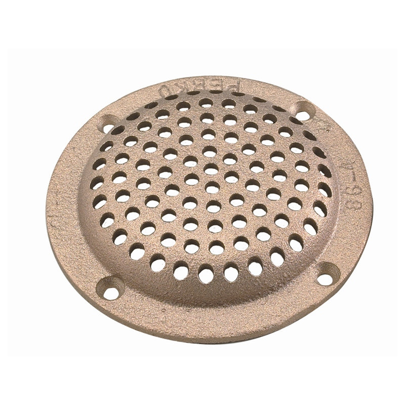 Perko 3" Round Bronze Strainer for 3/4" T-Hulls - 0086DP2PLB