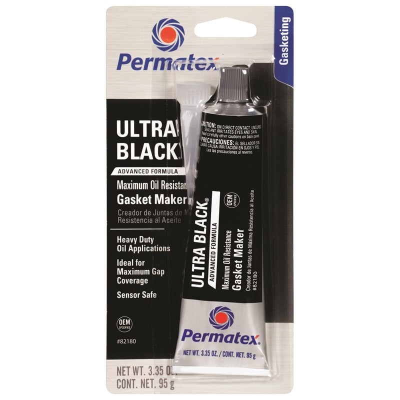 Permatex 82180 Gasket Maker Black 3.35 OZ Marine Boat