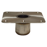 Springfield Marine 1640013-CL Spring-Lock Base Stainless Steel 7"x7" No-Lock