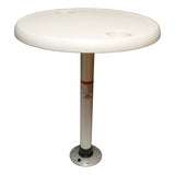 Springfield Marine 1690102 Thread-Lock Table Kit 24" Rnd White
