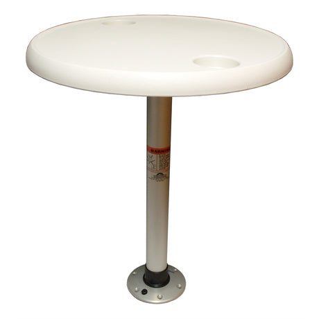 Springfield Marine 1690102 Thread-Lock Table Kit 24" Rnd White