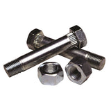 Tiedown Engineering Tie Down Engineering Fluted Zinc Plated Shackle Bolts With Nuts For Use With Spring Hanger Brackets (2 Per Pack) - 86250