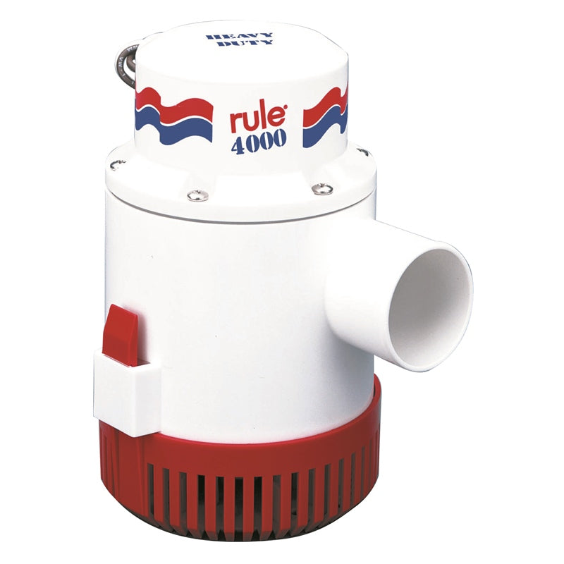 Rule 56D Bilge Pump 12V 4000 GPH Marine Boat