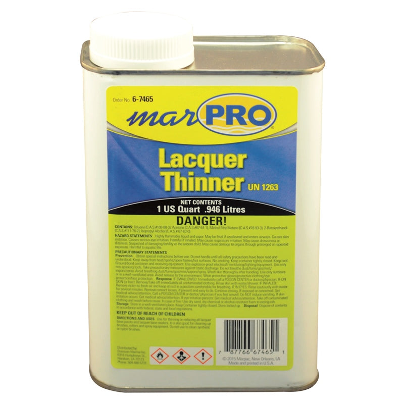 Marpro 2032728 Lacquer Thinner QT 2# Marine Boat