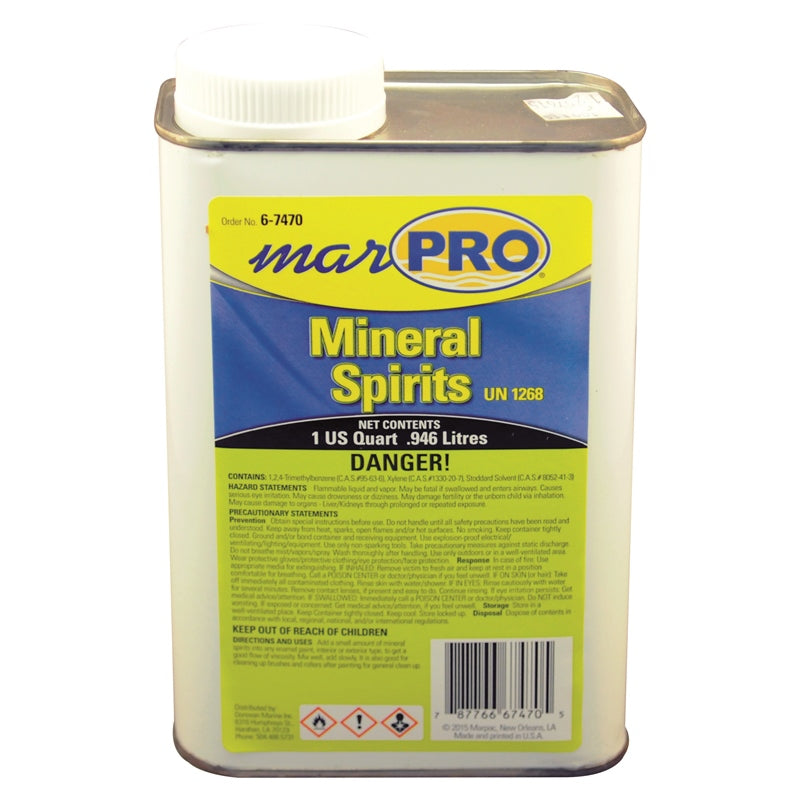 Marpro 2034554 Mineral Spirits QT 2# Marine Boat