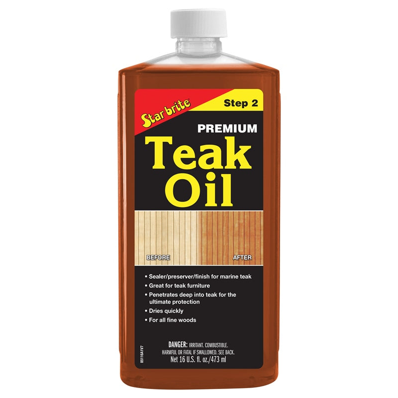 Star Brite 85116 Premium Gold Teak Oil PT Marine Boat