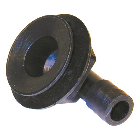 T-H Marine APD-190-DP Flush Drain 90* Concave Head Black