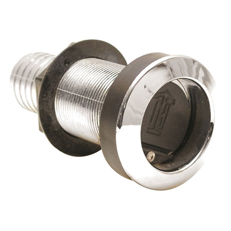 T-H Marine RFTH-2BCP-DP Thru Hull Scupper Chr