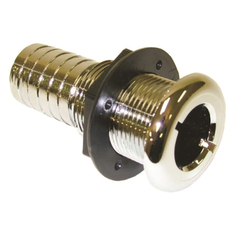 T-H Marine TH-1200CP-DP Thru Hull Chr 1-1/8