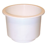 T-H Marine LCH-1W-DP Cup Holder Flush Large White