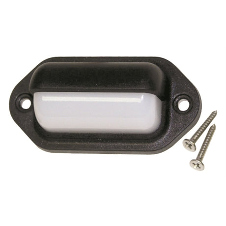 T-H Marine LED-51816-DP Courtesy Lite White LED Oblong Black/Bzl