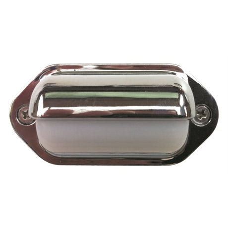 T-H Marine LED-51820-DP Courtesy Lite Blu LED Oblong Chr/Bzl