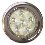 T-H Marine LED-51831-DP Puck Lite Surface Mnt Stainless Steel Bzl 4" White LED