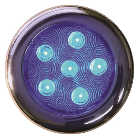 T-H Marine LED-51832-DP Puck Lite Surface Mnt Stainless Steel Bzl 4" Blu LED