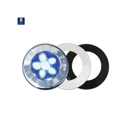 T-H Marine LED-51849-DP Puck Lite Recess Mnt Stainless Steel Bzl 3" Blu LED