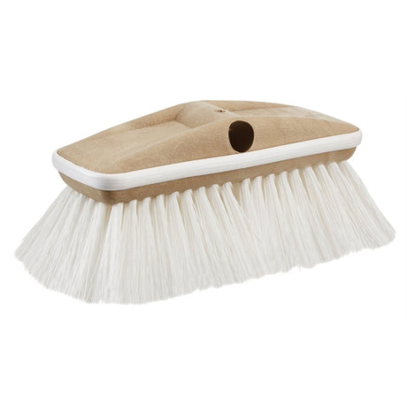 Star Brite 40163 Deluxe Brush 8" With Bumper White Firm Marine Boat