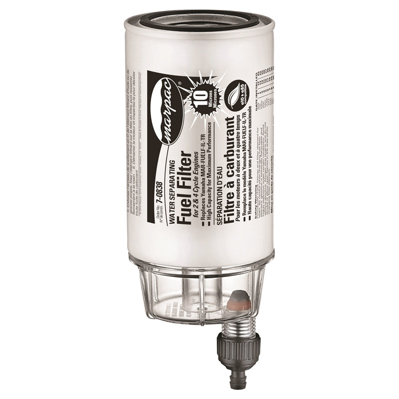 Marpac 7-0836 Racor Filter Yamaha With Bowl Marine Engine