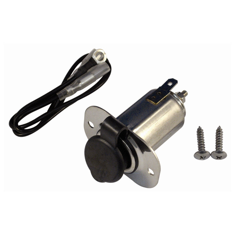 Marpac 7-0866 Power Socket Stainless Steel Marine Boat